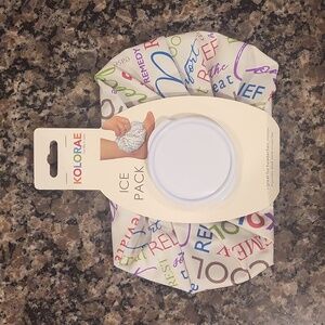 Kolorae Ice Pack KOL-0432 fill with ice cubes and close seal and reuse NEW w tag